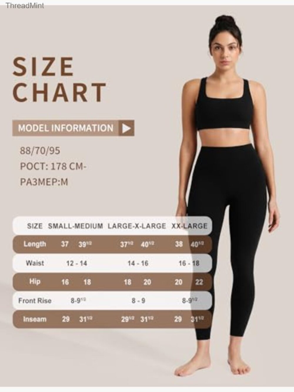 High Waisted Leggings Tummy Control Buttery Soft Yoga Pants for Women - Picture 6 of 7